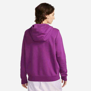 Sweat à capuche zippé en polaire décontracté pour femme, imprimé personnalisé, 100% coton, respirant, anti-boulochage, séchage rapide, haute qualité, couleur unie - Product Image 2