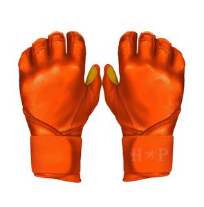 Professional Quality Men's Baseball <b>Batting</b> Gloves Plus Size Comfortable Fit with Customized Logo Made From Leather - Product Image 3