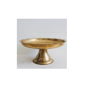 Support à gâteau en laiton et support à gâteau pour événement de fête de mariage et restaurant et forme ronde et produit Offre Spéciale - Product Image 4