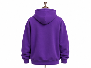 Sweat à capuche uni décontracté coupe classique en molleton 100 % coton, directement de l'usine, pour l'hiver, fabricant de marque privée - Product Image 3