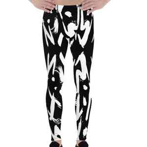 Transpirable de secado rápido Hombres Sublimación Yoga Leggings Sólido Tobillo-Longitud Personalizado Suave Excelencia Calidad Cintura elástica Cuatro vías - Product Image 6