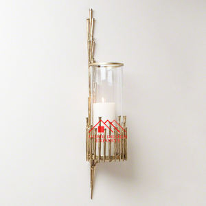 Aplique de Pared de Aluminio para Velas con Acabado en Níquel - Product Image 2