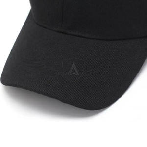 Gorra de Béisbol Negra Ajustable con Diseño Bordado, Ligera, de Poliéster, Talla Única 56-58cm, Gorras Deportivas Tipo Camionero - Product Image 4