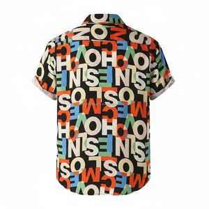 Camisa de Playa de Verano con Cuello Cubano, Estilo Hawaiano, Transpirable y Ligera para Hombre, con Botones, Diseño Personalizado ODM con Logotipo - Product Image 2