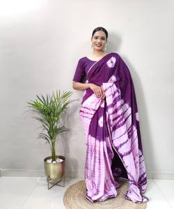 Sari Silk prêt à porter vêtements de mariage de fête indiens en prix de gros broderie traditionnelle travail banarasi khadi - Product Image 5