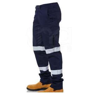 Venta directa de fábrica Pantalones de trabajo de color sólido impermeables Pantalones DE TRABAJO reflectantes de alta visibilidad - Product Image 1
