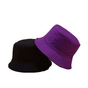 Bonnet de soleil unisexe en coton blanc Simple Bob Hip Hop Chapeau seau Hommes Femmes Enfants Plage Pêche Lapin Casquette de soleil - Product Image 3