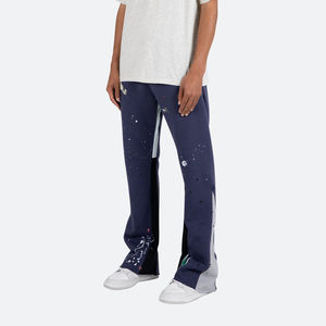 Personalizado Hip Hop Flare Man Trouser 100% algodón suelto hombres pantalones de chándal Trending Flare pantalones de chándal para hombres - Product Image 4