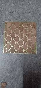 ถาดรองแก้วหินอ่อนฝังโลหะทำด้วยมือสำหรับเสื่อถ้วยชาและแผ่นรองแก้วหินอ่อนรูปทรงสี่เหลี่ยมสำหรับบ้านโรงแรมใช้ - Product Image 2