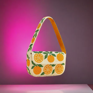 Best Quality Striped Beaded Shoulder Bag Colorful Fashion Women and <b>Girls</b> <b>Purse</b> Boutique Party & Casual Beadwork Handbags - Product Image 6