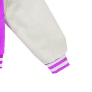 Chaqueta Varsity de Béisbol Unisex Personalizada de Alta Calidad, con Letras Bordadas, de Lana Chenille, Reversible, Transpirable y Ecológica para Invierno - Product Image 6