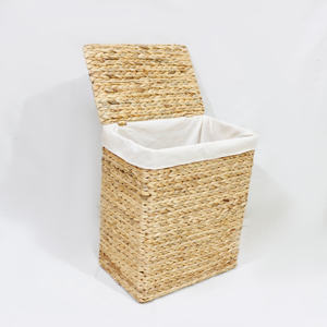 Artex Dong Thap usine jacinthe d'eau artisanat troncs à linge jonc de mer pliable panier à vêtements pour le stockage et la décoration de la maison - Product Image 3