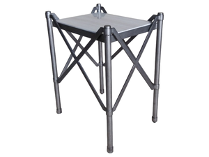 Mesa auxiliar con encimera de mármol para sala de estar moderna - Product Image 3