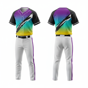 Uniforme de Béisbol Moderno, Ajuste Atlético, Ligero, de Poliéster, Personalizado para Equipos - Product Image 6