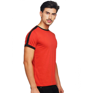 Nuevo diseño personalizado de algodón suave camiseta de los hombres de tela de punto de fábrica barato OEM servicio de calidad impresa camiseta en blanco - Product Image 3