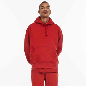 Custom Men Oversize Hoodie 360GSM-450GSM Fleece Hoodie Custom 100% Cotton <b>Sweatshirt</b> High Quality <b>Plain</b> <b>Sweatshirts</b> - Product Image 2