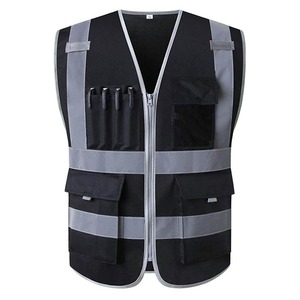 Breathable Working Wear Safety Vest Pakistan Manufacture Safety Vest Customized Logo Safety Vest - Product Image 4