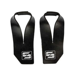 Nouvelle conception personnalisée couleur et Logo personnalisé robuste Fitness Gym haltérophilie Cross Fit sangles en cuir - Product Image 3