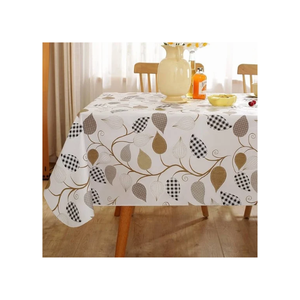 Nappe florale bleue en coton imprimé 54 x 84 pouces 165 GSM 200 TC Texture douce Motif botanique pour la maison et la salle à manger Vente en gros - Product Image 6