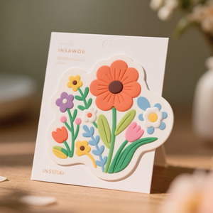 Écussons étanches en forme de fleur de l'alphabet en caoutchouc PVC 2D/3D personnalisés créatifs avec conceptions personnalisées pour cadeaux promotionnels - Product Image 6