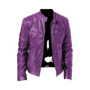 Hot Sale Men's Winter Genuine Leather <b>Canvas</b> <b>Jacket</b> Breathable Quick Dry Plus Size Full Sleeves Stand Collar Professional - Product Image 1