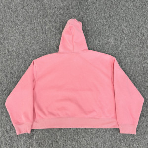 Sudadera con capucha de gran tamaño Boxy lavada Logotipo personalizado Sudadera con capucha Boxy Fit Boxy Algodón cepillado de gran tamaño French Terry Vintage 340 Gsm DDP Envío - Product Image 4