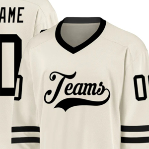 Personalizado de secado rápido de manga larga uniforme de impresión por sublimación Logo desgaste de hockey sobre hielo deporte hockey sobre hielo entrenamiento de gran tamaño Jersey hombres - Product Image 6