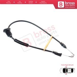 สายเคเบิลปลดล็อคประตูหน้าด้านใน BDP72 สำหรับรถตู้ Transporter T5 Furgon Camper Caravelle Multivan 7H 7J 2003-2016 7E - Product Image 2
