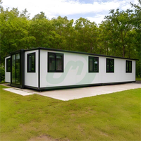 Maison modulaire préfabriquée de luxe en acier industriel, extensible, 4 chambres, conteneur de 40 pieds, classe 1a