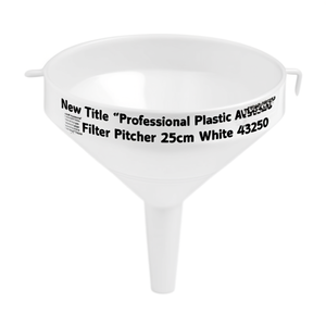 Imbuto <b>plastica</b> (25cm) PROFESSIONALE Bianco 43250 - Product Image 2
