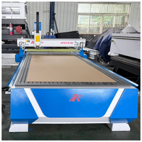 Nouvelle Conception Routeur CNC à Moteur Pas à Pas PLC 1325 1530 pour Gravure et Découpe sur Bois et MDF avec Rouleau de Pression NC Studio Mach3 3.2kw Refroidissement par Eau