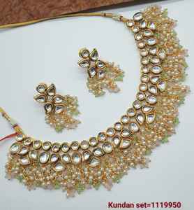 Indian Traditional Ethnic Gold Plated Copper Bridal Wedding Jewelry <b>Set</b> <b>for</b> <b>Women</b> Party Earrings & Necklace <b>Set</b> - Product Image 3