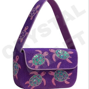 Cotton Shoulder bags Custom Beaded Party Clutch Evening Bag Designer Ladies Shoulder Bags Luxury Purses and Handbags Parties - Product Image 2