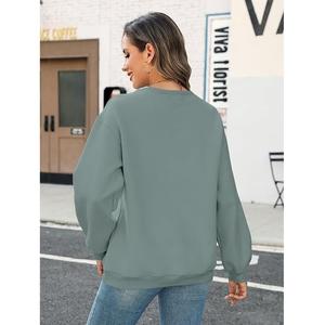 New Arrival Luxury Long Sleeve Neck Solid Comfortable Casual <b>Women's</b> Cotton Heavyweight Waterproof Winter Sweatshirt Bangladesh - Product Image 2