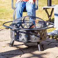 Portable extérieur foyer gril BBQ support charbon de bois chauffage à bois pour Patio chauffage jardin fournitures BBQ accessoires
