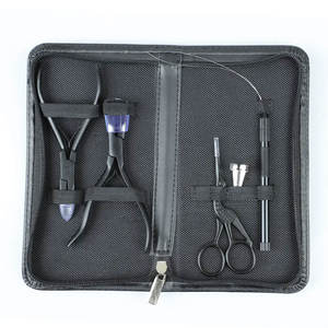 Kit de alicates para extensiones de pelo de acero inoxidable de alta calidad al por mayor, servicio personalizado OEM - Product Image 2