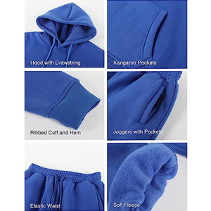 Premium 100% algodón personalizado mujer elegante conjunto de chándal de gran tamaño patrón sólido 2 piezas chándal ecológico ropa de hombre - Product Image 3