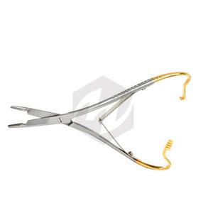 Porte-aiguille Mathieu Olsen Hegar de qualité supérieure en carbure de tungstène de qualité chirurgicale Suture Instruments médicaux 14cm - Product Image 6