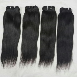 Proveedor de cabello Virgen sin procesar de cabello indio crudo, extensión de cabello humano Remy, paquetes de cabello humano alineados con cutícula Virgen al por mayor - Product Image 3