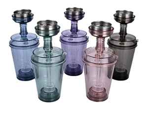 Cachimba Portátil de Lujo Personalizada de Alta Calidad al por Mayor de Fábrica, Cachimba Pequeña de Acrílico con Espejo, Estilo Egipcio, para Viajes en Auto - Product Image 5