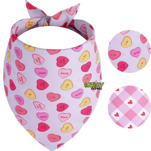 Classic Style Cotton Pet <b>Dog</b> Saliva <b>Towel</b> Neckerchief Pet Bib Triangle Scarf <b>For</b> Pets Custom <b>Dog</b> Bandana - Product Image 3