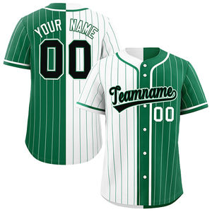 Maillot de baseball multicolore à rayures et patchwork de haute qualité pour adultes 2025, logo personnalisé, broderie sublimée, vêtements de sport respirants - Product Image 1