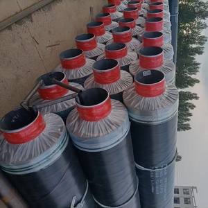 Tuyau isolant préfabriqué en polyuréthane (PU) pour système de chauffage central urbain et usine - Product Image 1