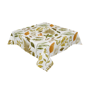 New Arrival Embroidered Pure Cotton Luxury Wedding Party <b>Table</b> <b>Cloths</b> with Customized Logo - Product Image 2