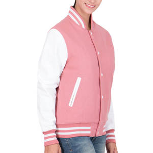 Chaqueta universitaria unisex de la mejor oferta, chaqueta estampada de algodón para mujer, chaquetas universitarias de bajo precio a la venta 2026 - Product Image 4