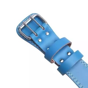 Customizable Cowhide Leather Weight Lifting Gym Training Belt <b>Back</b> <b>Support</b> Fitness Bodybuilding Workout Belts - Product Image 2