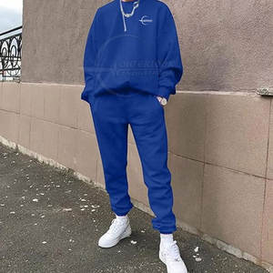 Venta caliente Nuevo patrón sólido de moda Trajes de sudor transpirables Diseño de talla grande por encargo para la temporada de invierno - Product Image 2