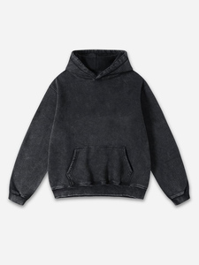 Sudadera con Capucha para Hombre, Estilo Vintage, Lavado Ácido, Diseño Gráfico, Talla Grande, Estilo Desgastado, Informal, Venta al Por Mayor Personalizada - Product Image 2