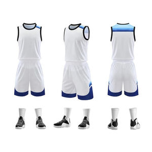 Vêtements de basket-ball en gros, maillot à séchage rapide avec short respirant, qualité supérieure, broderie de drapeau - Product Image 3