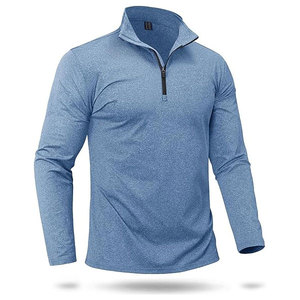 เสื้อสเวตเชิ้ตคุณภาพสูงแบบยูนิเซ็กซ์ ซิปหนึ่งในสี่ สำหรับฤดูหนาว ผลิตจากผ้าผสมโพลีเอสเตอร์/คอตตอน ผ้าฟลีซ สไตล์วินเทจล้างสี - Product Image 4